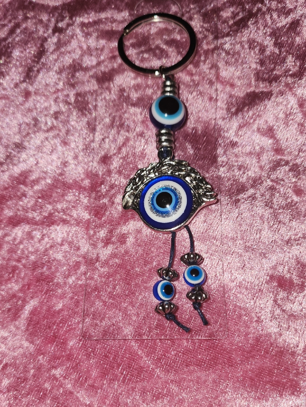 ✨️NWT EVIL EYE BAG CHARM/ KEYCHAIN/ TOTE CHARM/ BACKPACK CHARM✨️